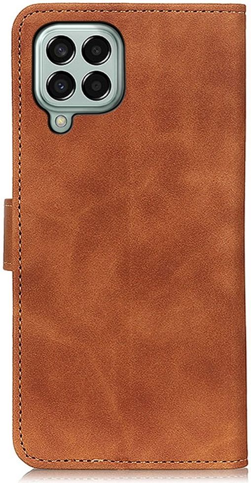 KHAZNEH Samsung Galaxy M33 Hoesje Retro Wallet Book Case Bruin afbeelding 6