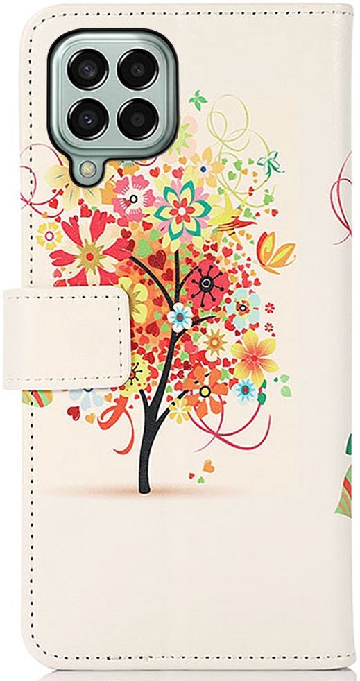 Samsung Galaxy M33 Hoesje Portemonnee Book Case met Tree Print afbeelding 3