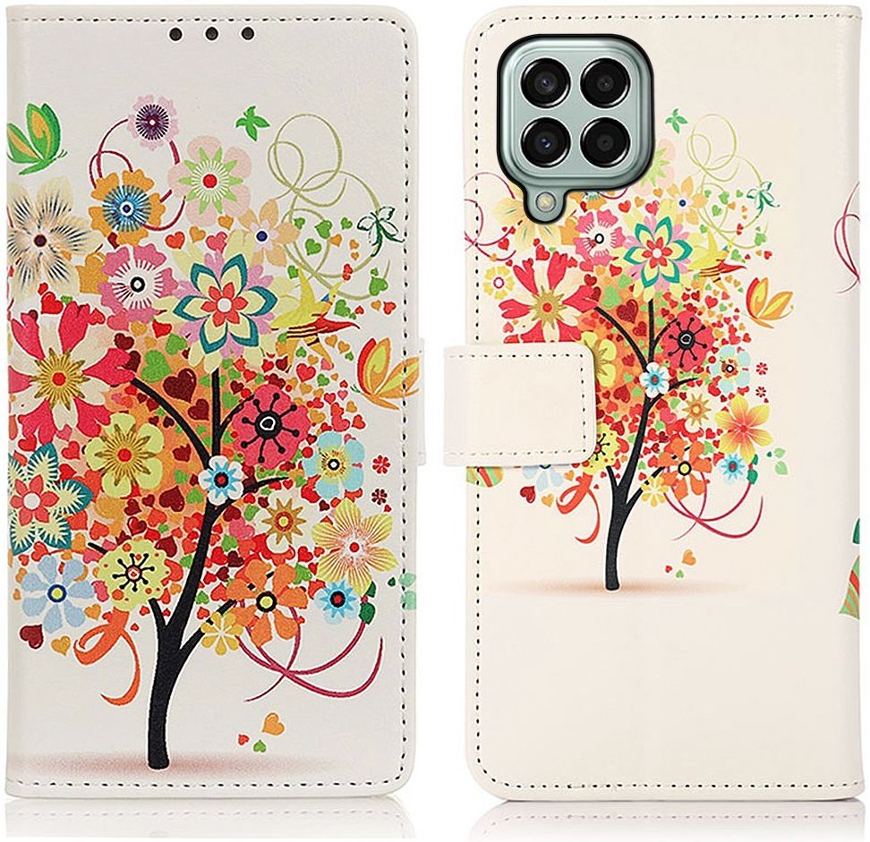 Samsung Galaxy M33 Hoesje Portemonnee Book Case met Tree Print afbeelding 4