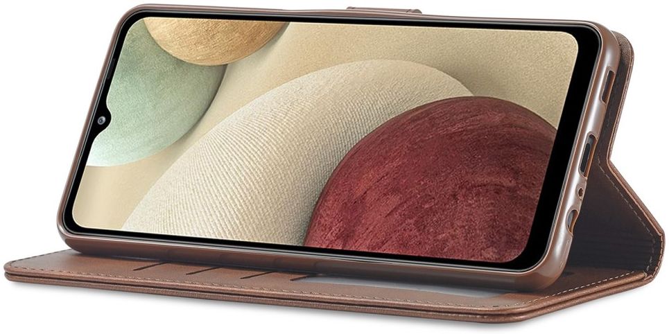 LC.IMEEKE Samsung Galaxy M33 Hoesje Portemonnee Book Case Bruin afbeelding 5