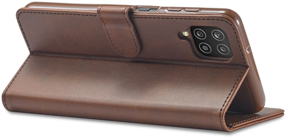 LC.IMEEKE Samsung Galaxy M33 Hoesje Portemonnee Book Case Bruin afbeelding 6