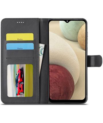 LC.IMEEKE Samsung Galaxy M33 Hoesje Portemonnee Book Case Zwart Hoesjes