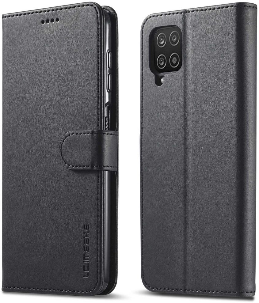 LC.IMEEKE Samsung Galaxy M33 Hoesje Portemonnee Book Case Zwart afbeelding 4