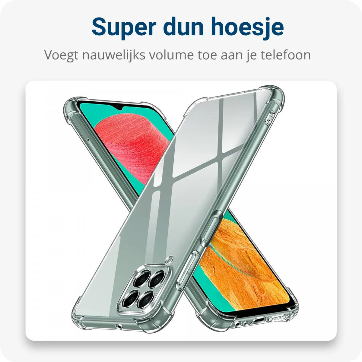 Samsung Galaxy M33 Hoesje met Koord Schokbestendig TPU Transparant afbeelding 5