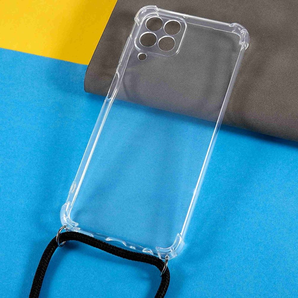 Samsung Galaxy M33 Hoesje met Koord Schokbestendig TPU Transparant afbeelding 6