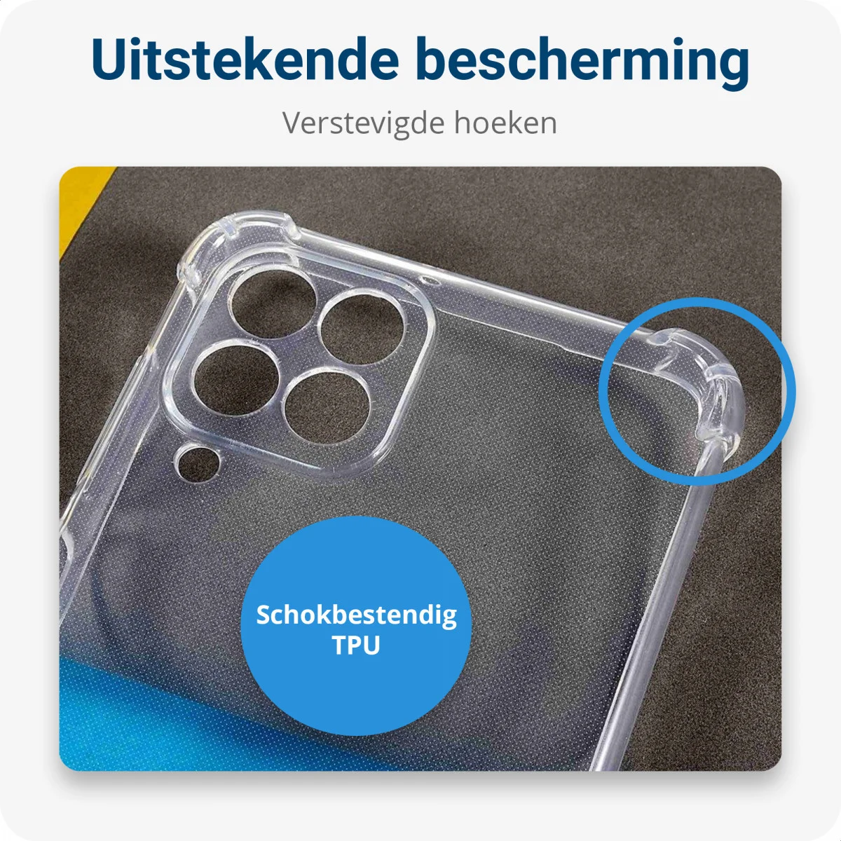 Samsung Galaxy M33 Hoesje met Koord Schokbestendig TPU Transparant afbeelding 2