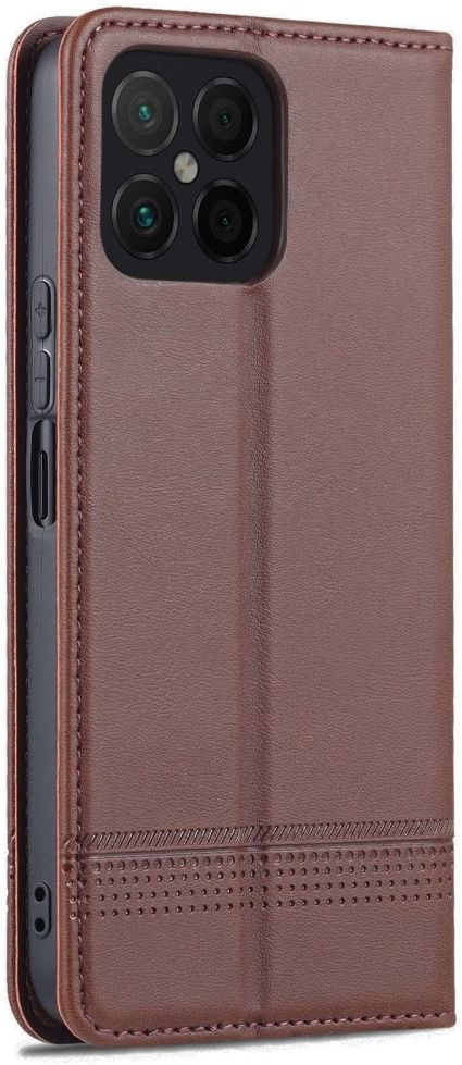 AZNS Honor X8 Hoesje Wallet Book Case Kunstleer Coffee afbeelding 8