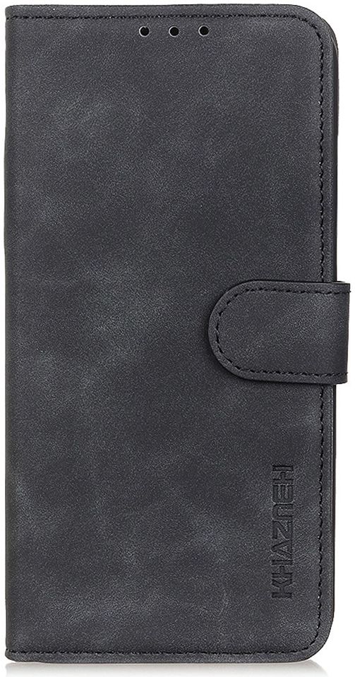 KHAZNEH Xiaomi Redmi 10C Hoesje Retro Wallet Book Case Zwart afbeelding 5