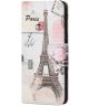 Xaomi Redmi 10C Hoesje Portemonnee Book Case Eiffeltoren Print