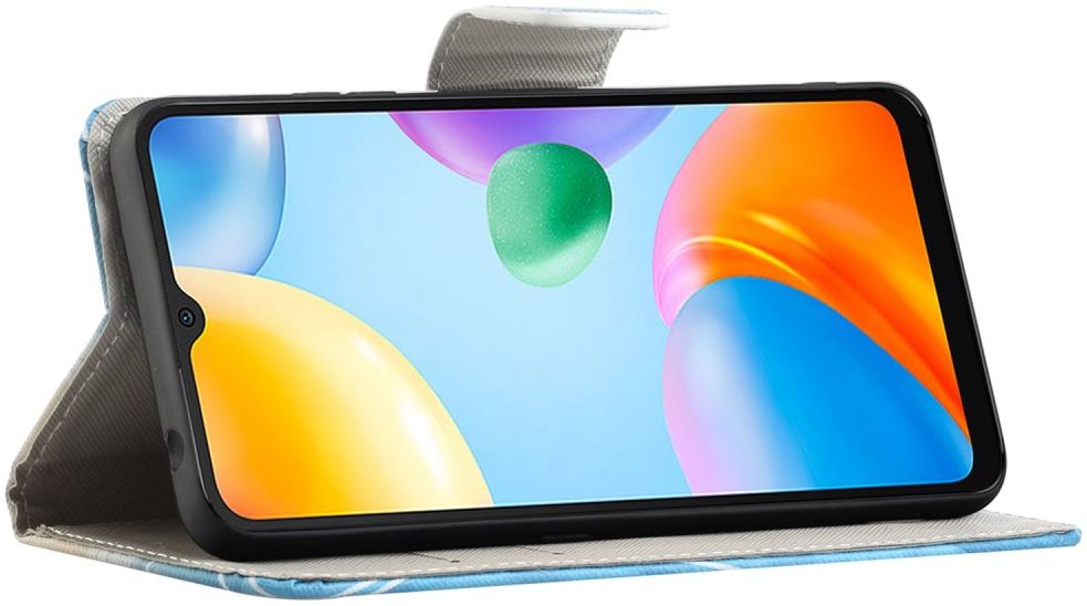 Xaomi Redmi 10C Hoesje Portemonnee Book Case Eiffeltoren Print afbeelding 4