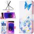 Oppo A57 / A57s / A77 Hoesje Portemonnee Book Case Vlinder Print afbeelding 5