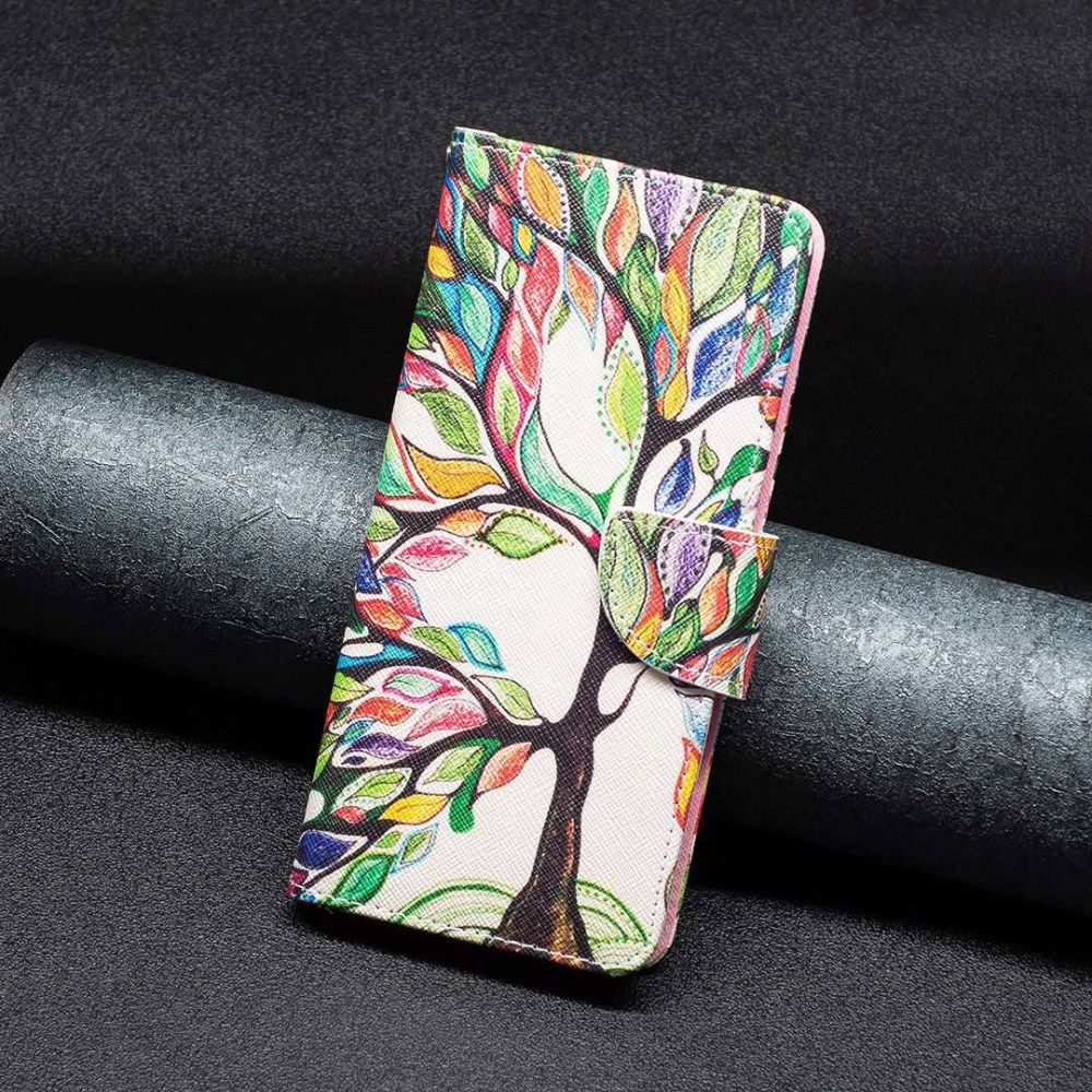 Oppo A57 / A57s / A77 Hoesje Portemonnee Book Case Tree Print afbeelding 6