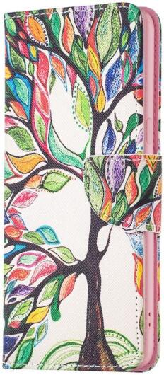 Oppo A57 / A57s / A77 Hoesje Portemonnee Book Case Tree Print afbeelding 1