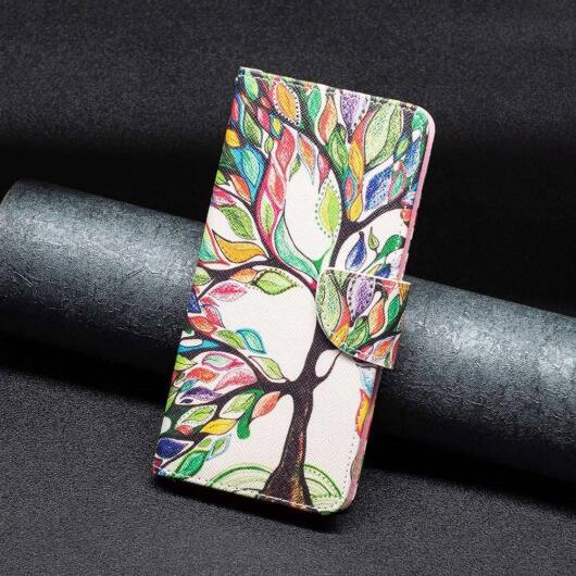 Oppo A57 / A57s / A77 Hoesje Portemonnee Book Case Tree Print afbeelding 6