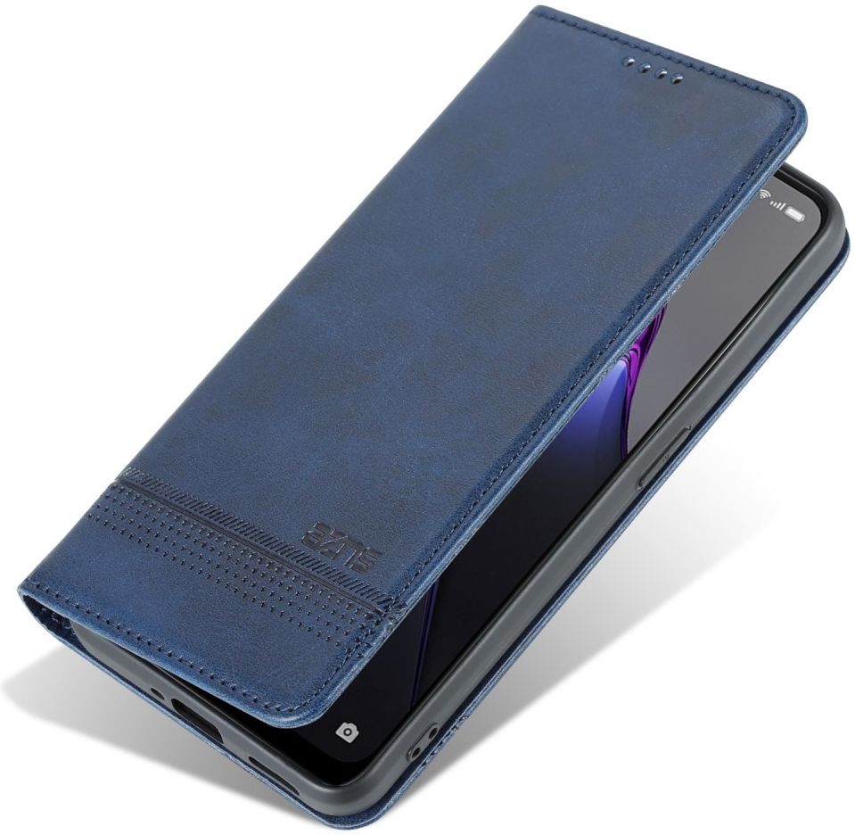 AZNS Oppo Reno 8 Hoesje Wallet Book Case Kunstleer Blauw afbeelding 2