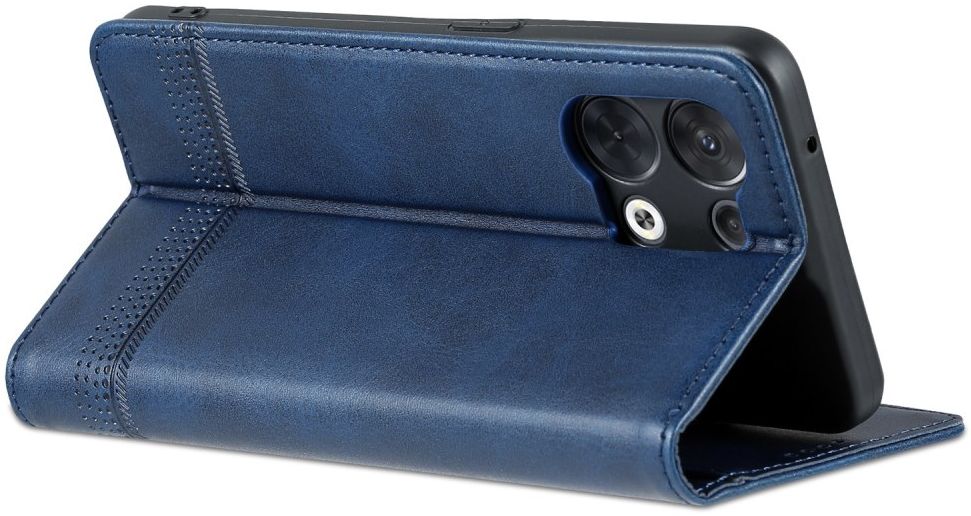 AZNS Oppo Reno 8 Hoesje Wallet Book Case Kunstleer Blauw afbeelding 6