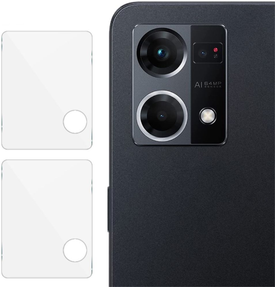 Imak Oppo Reno 7 Camera Lens Protector Tempered Glass (2-Pack) afbeelding 1
