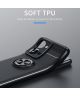 OnePlus Nord 2T Hoesje met Magnetische Kickstand Ring Zwart