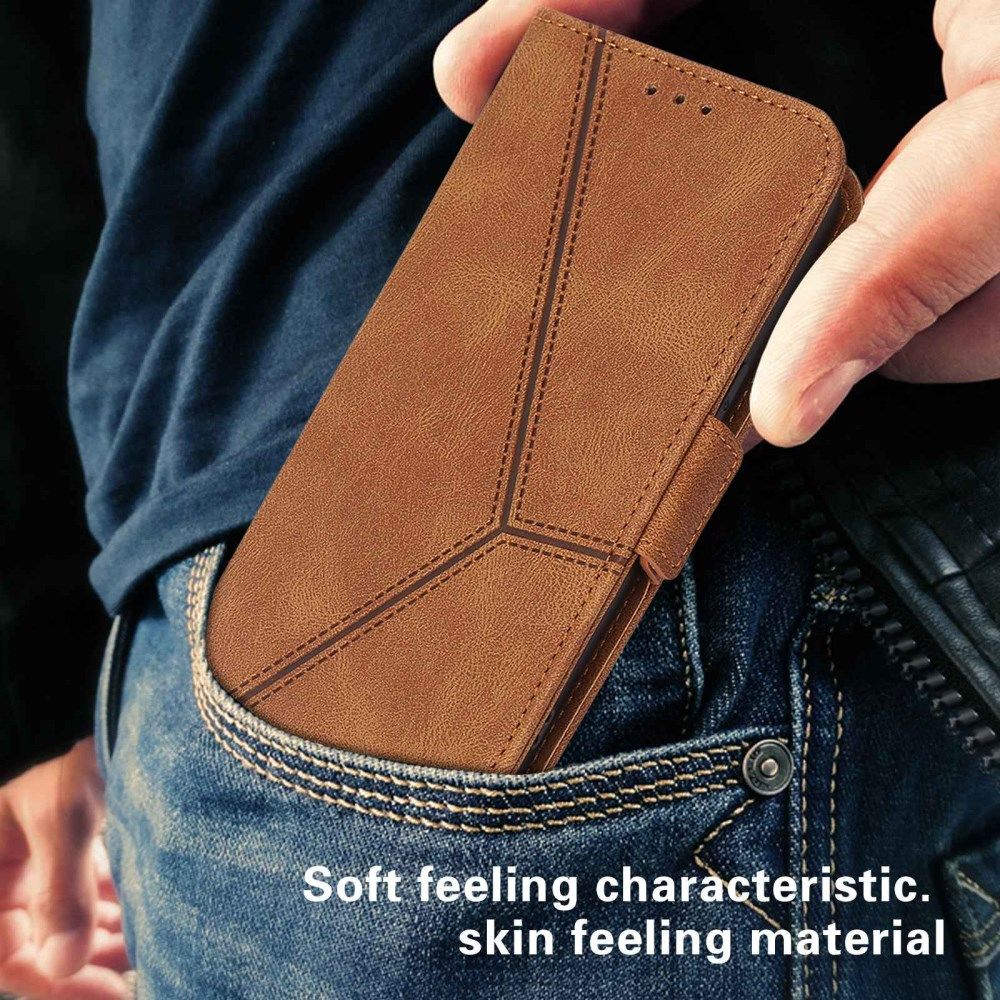 Samsung Galaxy A52 / A52S Hoesje Kunstleer Wallet Book Case Bruin afbeelding 5