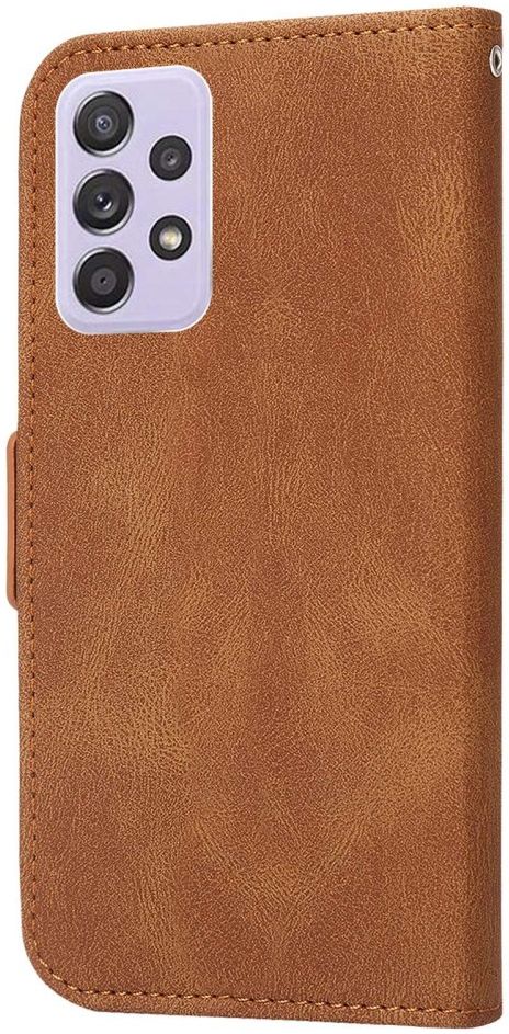 Samsung Galaxy A52 / A52S Hoesje Kunstleer Wallet Book Case Bruin afbeelding 8