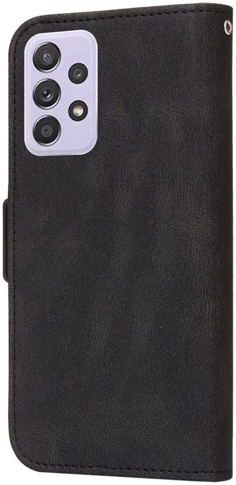 Samsung Galaxy A52 / A52S Hoesje Kunstleer Wallet Book Case Zwart afbeelding 7