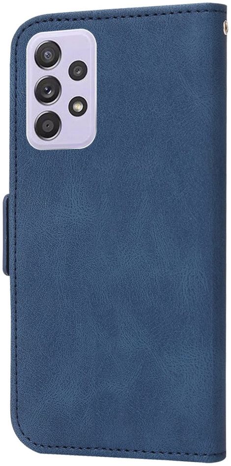 Samsung Galaxy A52 / A52S Hoesje Kunstleer Wallet Book Case Blauw afbeelding 8