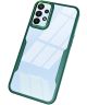 Samsung Galaxy A52 / A52S Hoesje Back Cover Transparant Groen