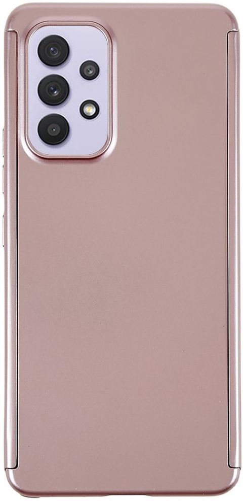 Samsung Galaxy A52 / A52S Hoesje Back Cover Roze Goud + Tempered Glass afbeelding 1