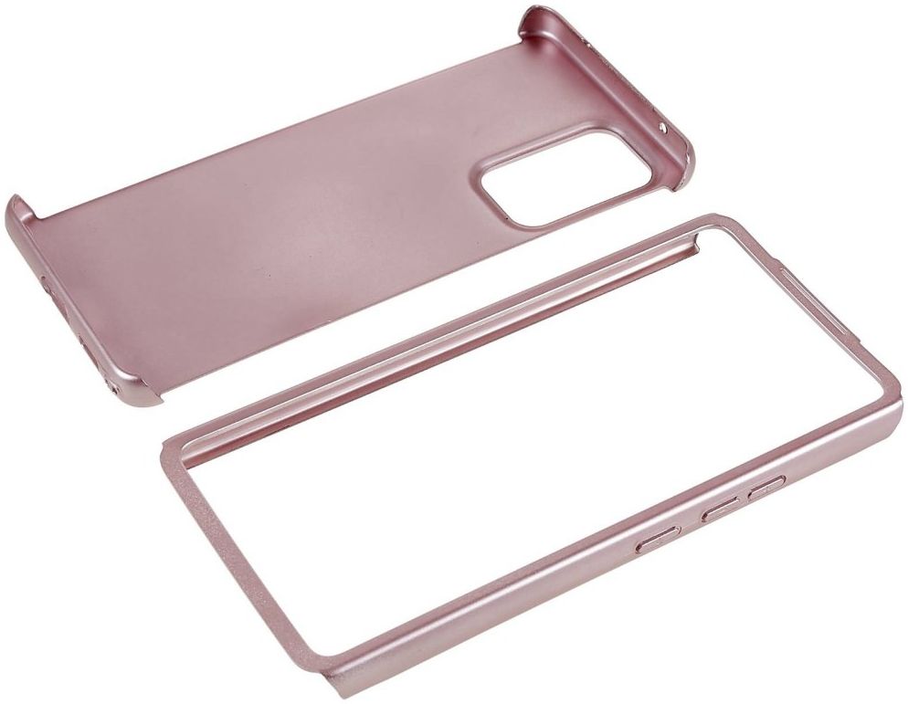 Samsung Galaxy A52 / A52S Hoesje Back Cover Roze Goud + Tempered Glass afbeelding 3