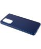 Samsung Galaxy A52 / A52S Hoesje Back Cover Blauw + Tempered Glass