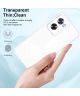 Oppo A57/A57s/A77 Hoesje Schokbestendig Back Cover Transparant Wit
