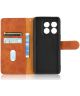 OnePlus 10T Hoesje Portemonnee Book Case Bruin
