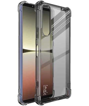 Imak Sony Xperia 5 IV Hoesje Schokbestendig TPU Transparant Zwart Hoesjes
