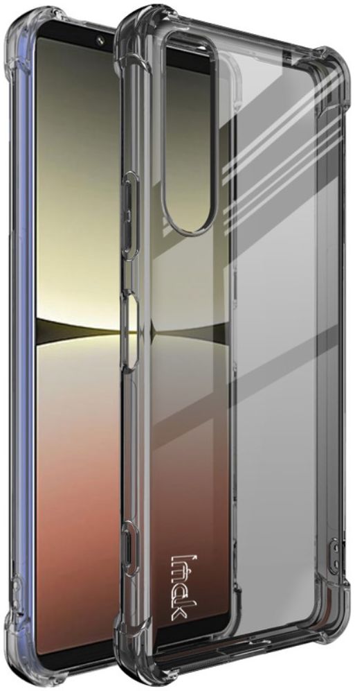 Imak Sony Xperia 5 IV Hoesje Schokbestendig TPU Transparant Zwart afbeelding 1