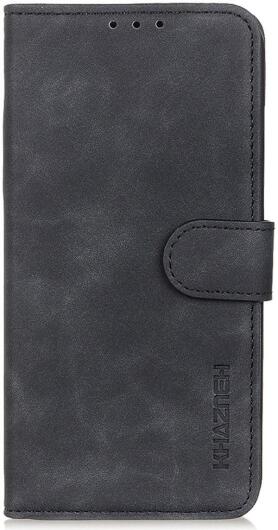 KHAZNEH Motorola Edge 30 Ultra Hoesje Retro Wallet Book Case Zwart afbeelding 5