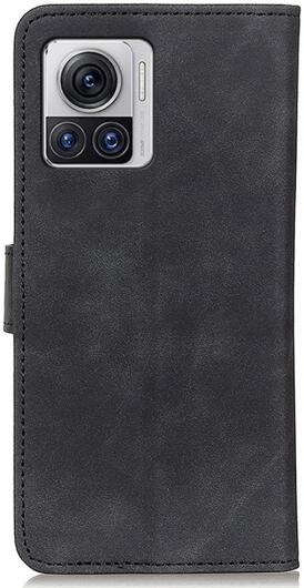 KHAZNEH Motorola Edge 30 Ultra Hoesje Retro Wallet Book Case Zwart afbeelding 6
