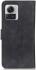 KHAZNEH Motorola Edge 30 Ultra Hoesje Retro Wallet Book Case Zwart afbeelding 6