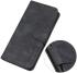 KHAZNEH Motorola Edge 30 Ultra Hoesje Retro Wallet Book Case Zwart afbeelding 9
