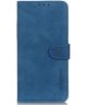 KHAZNEH Motorola Edge 30 Ultra Hoesje Retro Wallet Book Case Blauw