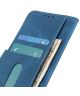 KHAZNEH Motorola Edge 30 Ultra Hoesje Retro Wallet Book Case Blauw