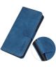 KHAZNEH Motorola Edge 30 Ultra Hoesje Retro Wallet Book Case Blauw