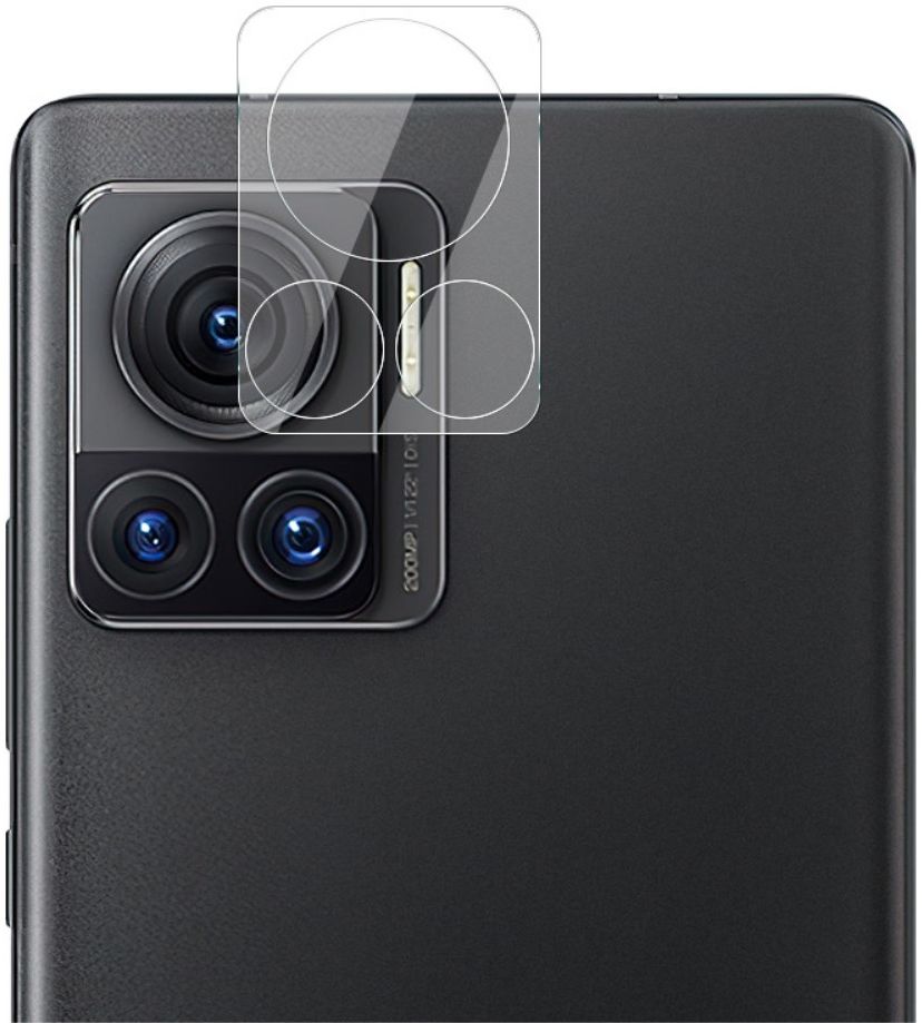 Imak Motorola Edge 30 Ultra Camera Lens Protector + Lens Cap Clear afbeelding 4