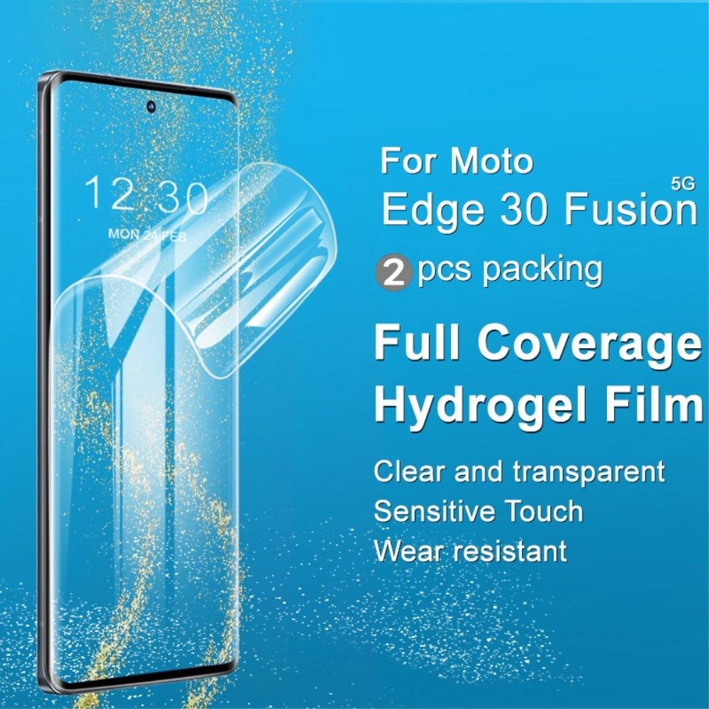 Imak Motorola Edge 30 Fusion TPU Soft Screen Protector (2-Pack) afbeelding 4