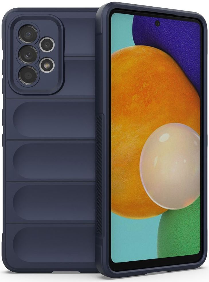 Samsung Galaxy A52 / A52S Hoesje Flexibel TPU Back Cover Blauw afbeelding 1