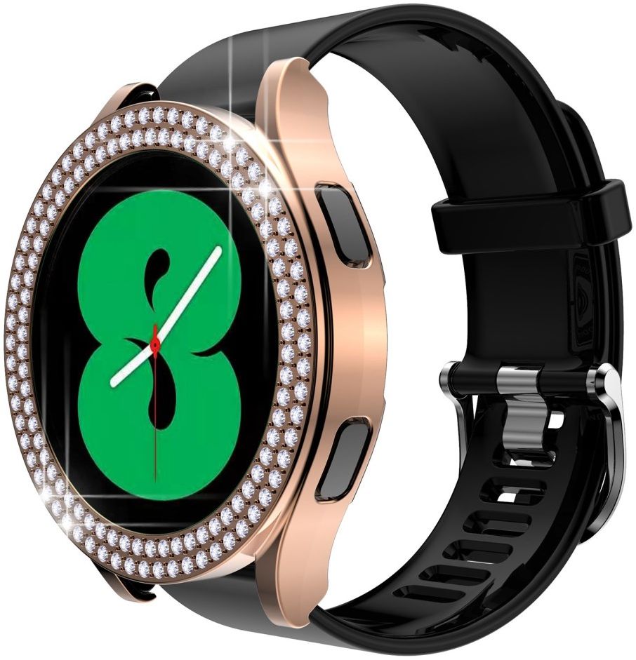 Samsung Galaxy Watch 5 44MM Hoesje - Hard Plastic - Bumper - Roze Goud afbeelding 2