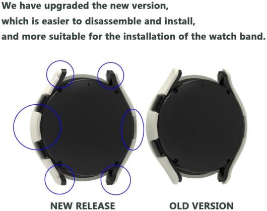 Samsung Galaxy Watch 5 44MM Hoesje - Bumper Case - Groen afbeelding 4