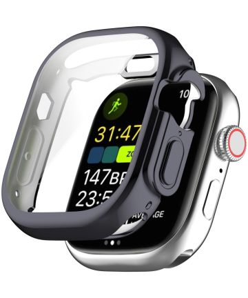Apple Watch Ultra / Ultra 2 Hoesje Full Protect TPU Case Grijs Cases