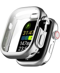 Apple Watch Ultra Hoesje Full Protect Flexibel TPU Case Zilver