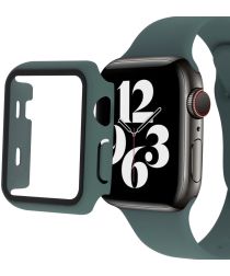 Apple Watch Ultra Hoesje Hard Plastic Bumper met Tempered Glass Groen