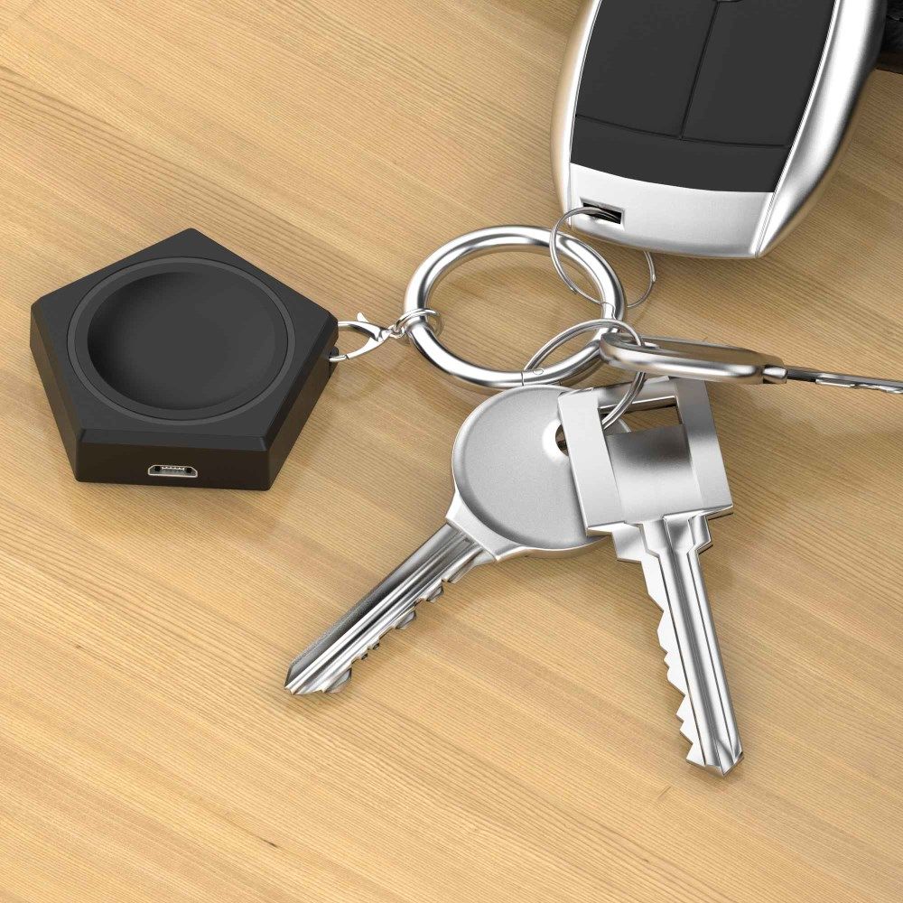 Draadloze Oplader Samsung Galaxy Watch 5 Serie met Sleutelhanger Zwart afbeelding 3